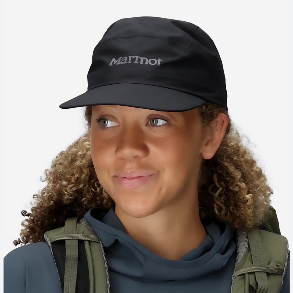 Marmot Black PreCip Baseball Hat